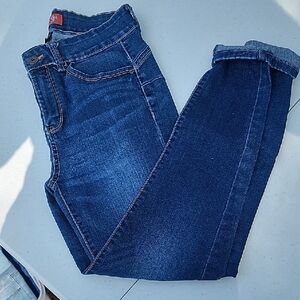 Wax Jean Dark Blue Skinny Jeans